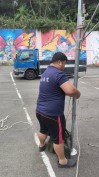 桃園龜山活動帳篷施工-營造廠開工拜拜宮廷帳架設-鴻揚展覽專業現場團隊