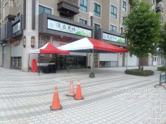 桃園八德生活用品門市開幕宮廷帳與活動空間規劃搭設