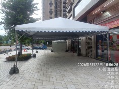 桃園八德開幕宮廷帳內部寬敞高度與安全動線視覺