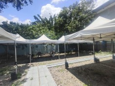 中部土地活化-多頂白色快速帳與市集攤位區規劃