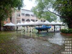 楊梅大同國小畢業典禮-雨天備援快速帳全景