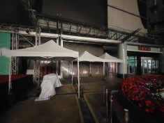 新竹巨城SOGO側門活動快速帳搭設