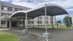 桃園龍潭軍營-帝王帳完工全景與水泥配重加固